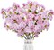 5Pcs Spring Artificial Cherry Blossom Branches Decor Fake Flowers(Light Pink)